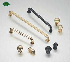 Wardrobe, cabinet, door handle, modern simple handle, Nordic extended zinc alloy handle, American light luxury drawer handle