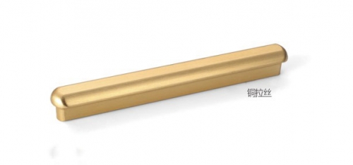 Gold one meter long aluminum alloy handle modern simple brushed brass cabinet handle