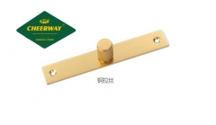 Single hole handle gold cabinet door cabinet drawer handle modern simple furniture wardrobe door brushed Brass Handle