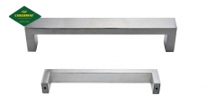 Welded rectangular stainless steel handle