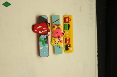 Cartoon style rubber cabinet handle, drawer handle.
