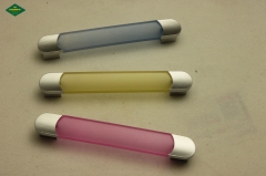 Color plastic handle, frosted texture, translucent plastic handle.