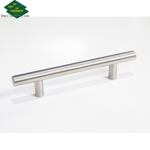 Furniture T bar hollow stainless steel kitchen cabinet door pull handle